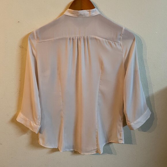 H&M SIZE 4 OLD ROSE HALF-SLEEVE TOP - Picture 3 of 6